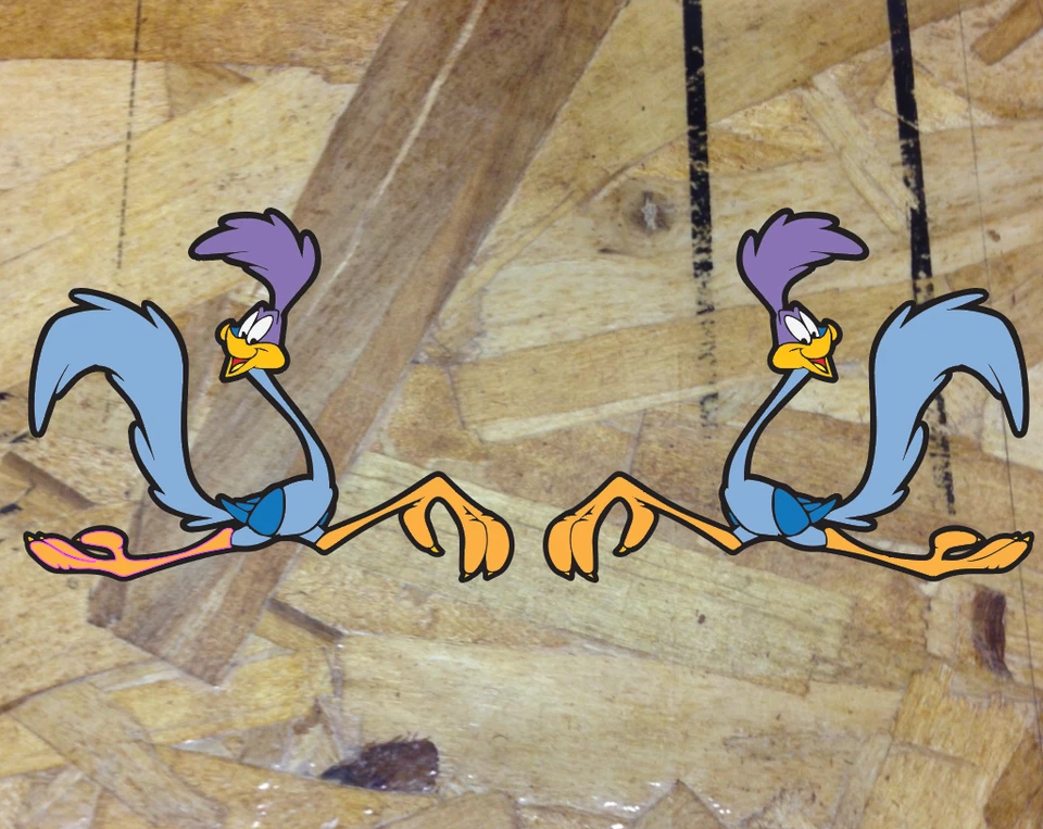 Plymouth RoadRunner Road Runner Vinyl Decal Sticker Choose Size - 2 for 1