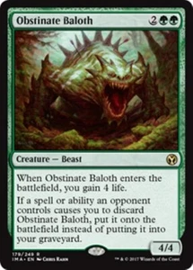 MTG - OBSTINATE BALOTH - Iconic Masters (R) - Picture 1 of 1