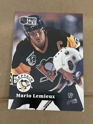 1991-92 PRO SET  - MARIO LEMIEUX PENGUINS #581 - Image 1 of 2