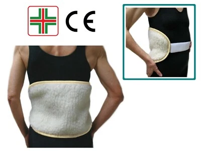 VETRINA DEL BENESSERE L/XL Fascia Renale in Lana Merinos Cintura Lombare Pancera Supporto per Schiena