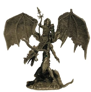 Chaos Chaos Commander On War Dragon 1997 Pewter Figure #1121002 Ral Partha - Picture 1 of 8