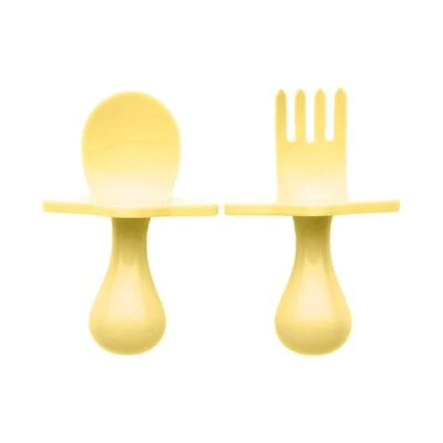 Elli&Nooli Nooli Utensilios para niños pequeños Cubiertos para bebés Tenedor para niños pequeños Tenedor para bebés, BPA... Foto 1 de 4