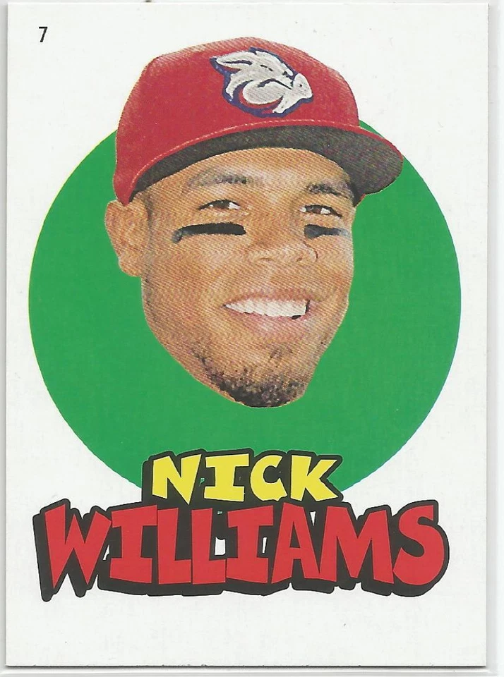 Nick Williams Philadelphia 2016 Topps Heritage Minors '67 Topps Stickers - Image 1 of 2