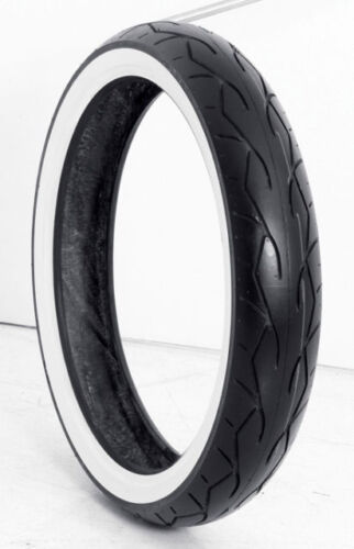 VEE RUBBER 120/70-21" WHITE WALL FRONT TIRE FOR HARLEY FLSTF FAT BOY