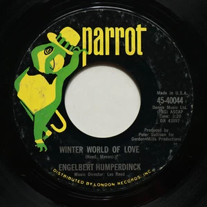 Engelbert Humperdinck - Winter World Of Love / Take My Heart 45 Vinyl 7" Single - Picture 1 of 8