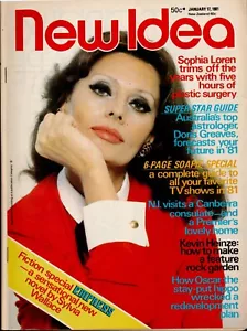New Idea - Jan. 17, 1981 - Sophia Loren, Kate Jackson, David Tonkin + Hasselhoff - Picture 1 of 3