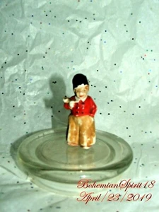 Antique Signed GERMANY Boy Porcelain Traditional Outfit MINIATURE 2'' Doll - Picture 1 of 5