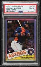 2020 Topps Chrome 1985 Topps Yordan Alvarez #85TC-4 PSA 10 GEM MT Rookie RC