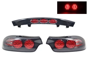 RX-7 RX7 FD3S LED Taillight & Center Rear Garnish Black Lamp Lights~1992~2003~ - Picture 1 of 12
