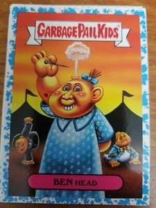 GPK Garbage Pail Kids Revenge 2019 Oh the Horror-ible 3a Ben Head azul 94/99 - Imagen 1 de 1
