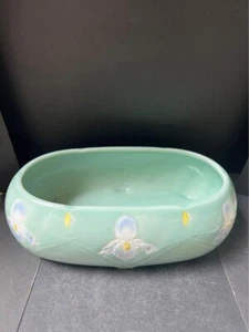 Vintage Celadon Green Pottery Planter Flower Pot - Picture 1 of 13