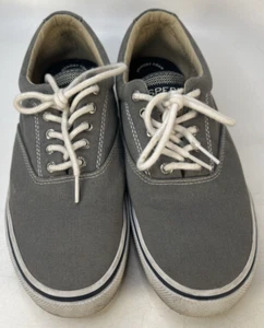 Sperry Mens Ash Gray Halyard shoes size 9.5 - Picture 1 of 8