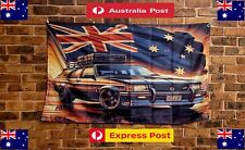 Wagon Ford Holden Australia Flag 150x90cm Old School Chevy Edelbrock V8 Mancave