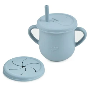 Baby Drinking Cup Non Spill Training cup Grade Snack Cup Baby Silicone Kid Cup - Picture 1 of 12