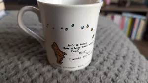 Taza de cerámica globo azul Winnie The Pooh Corner vintage Sunflower Arts GC - Imagen 1 de 5