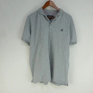 Kangol Grey Polo Shirt Mens Size XL British Tradition Collared - Picture 1 of 5