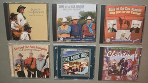 6 CD lot - Sons of the San Joaquin - Songs of the Silver Screen, Horses Cattle.. - Picture 1 of 2