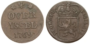 Provinz Overijssel (Niederländische Republik) - Duit 1769 - Bild 1 von 3