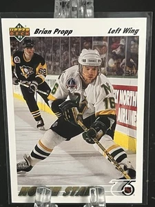 BRIAN PROPP---1991-92 PONTE SUPERIORE----NORTH STARS - Foto 1 di 2