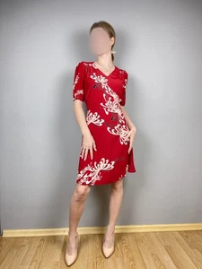 McQ by Alexander McQueen Women’s Red Viscose Dress – Size IT38 / US2 / UK6 - Picture 1 of 10