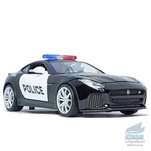 1:32 Jaguar F-Type Coche de Policía Modelo Coche Diecast Vehículo de Juguete Colección Niños Regalo - Imagen 1 de 12