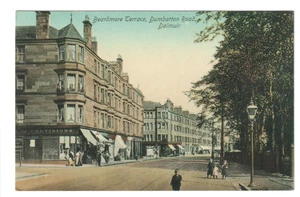 Dalmuir - Beardmore Terrace, early view - Dunbartonshire REPRODUCTION postcard - Picture 1 of 2