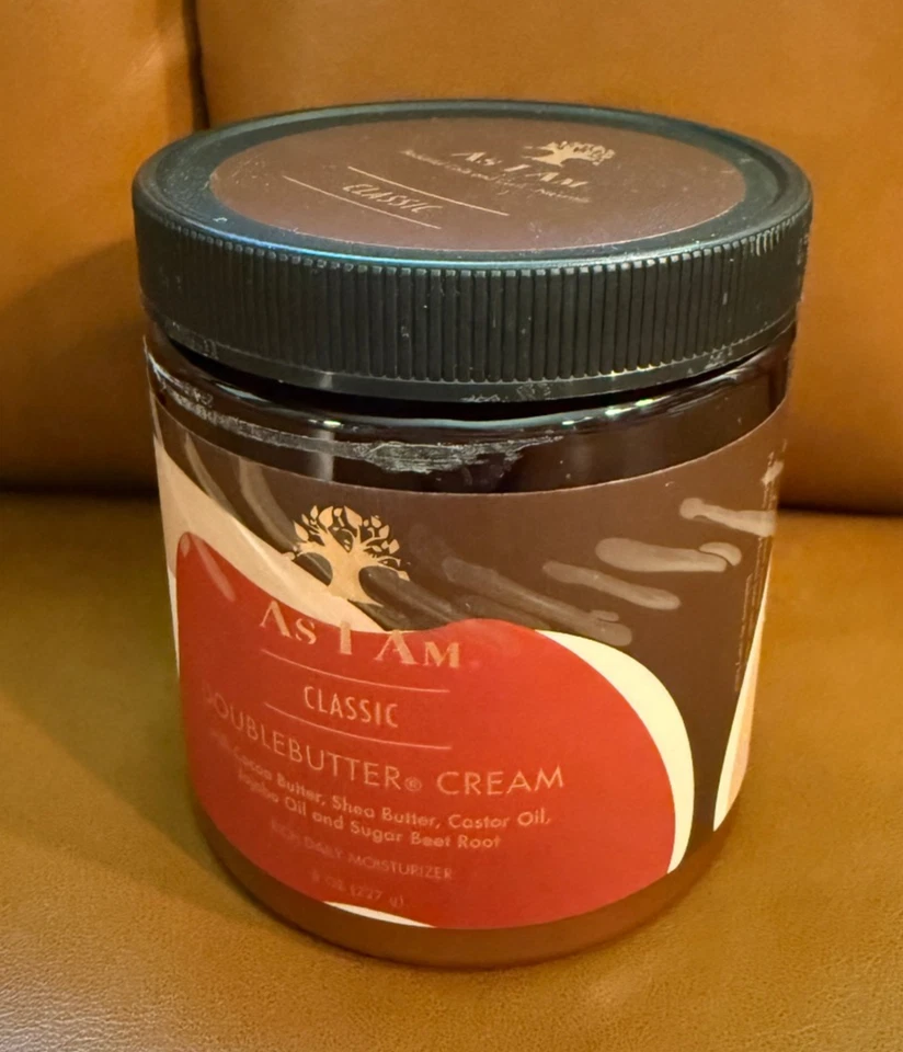 As I Am 经典双黄油面霜,丰富的日常头发保湿霜,8 盎司 — 第 1/1 张图片