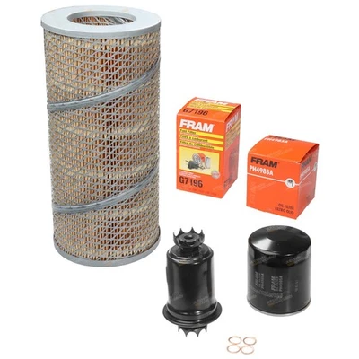 FRAM Air Oil Fuel Filter Kit for Hiace RCH22 RZH113 RZH125 4cyl 2.4L 2RZ-E 98~05 - image 1 of 2