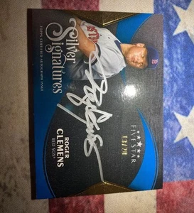 2024 Topps Five Star - Silver Signatures Roger Clemens #SS-RC Blue /20 (AU) - Bild 1 von 2