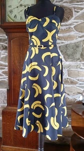 1950s Vintage Style, Novelty Print, Summer Dress & Bolero, Collectf UK 6 XS - Picture 1 of 19