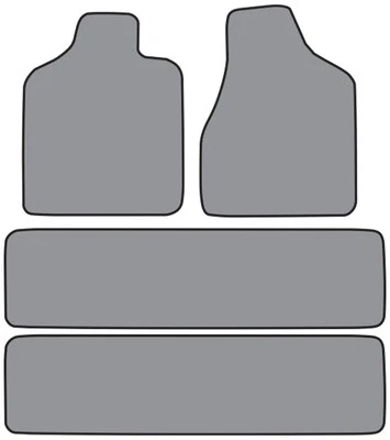 Dodge Caravan 1996-2000 2 piezas alfombrilla delantera, 2 piezas trasera corredor Cutpile logotipo Foto 1 de 2