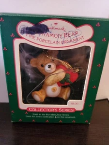 VTG Hallamrk Cinnamon Bear Christmas Ornament Collectirs Series - Picture 1 of 1