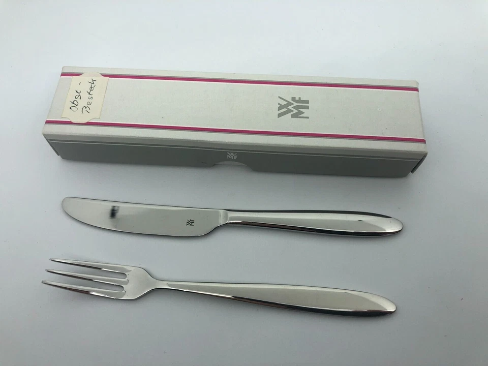 WMF Obst Vorspeise Besteck Gabel Messer klein Cromargan 18/10 Edelstahl - Bild 1 von 1