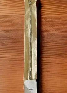 KZO Vintage DRIFTWOOD #96 Closed End Aluminum Metal Zipper 7" in - Picture 1 of 7
