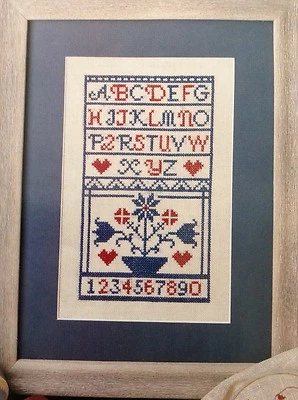 Lote de revistas Hearts & Flowers contados punto de cruz patrón, lino e hilo dental Foto 1 de 3