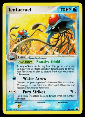 TENTACRUEL 45/92 EX LEGEND MAKER POKEMON TCG - Image 1 of 2