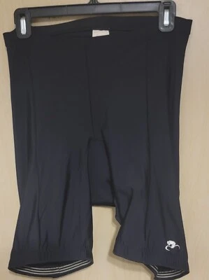 Bellwether Cycling Shorts Mens Size Lg Black Nylon Blend Made in USA - Image 1 of 4