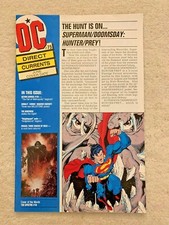 DC DIRECT CURRENTS JUNE 1994 TWO SIDED MAGAZINE VERTIGO AND FALL OF METROPOLIS