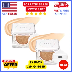 2x CLIO Kill Cover Cushion Foundation – Korean Long-Wear Makeup 23N Ginger - Picture 1 of 6
