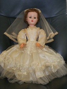 vintage wedding dolls