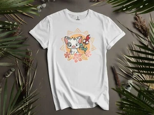 Disney Hei And Pua Floral Moana Princess T Hoodie Tshirt Men Women Unisex AD395 - Picture 1 of 7
