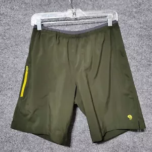 Pantalones Cortos Mountain Hardwear Para Hombre S Forrados en Verde Ligeros Correr Senderismo Aire Libre - Imagen 1 de 11