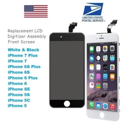 LCD Display Touch Screen Digitizer For iPhone 5S SE 6+ 6S Plus 7 Plus 8 Plus Lot - Image 1 of 4