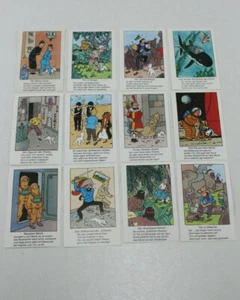 Tim und Struppi/ Tintin alte Sammelbilder 12 verschiedene/ Carlsen Verlag/ 70-er - Bild 1 von 10
