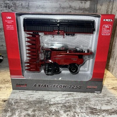 1/64 Case IH 7250 Axial Flow Combine Corn and Grain Heads Prestige Front Tracks - Image 1 of 4