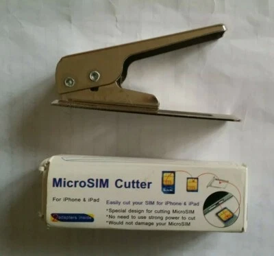 MicroSim Cutter for iPhone iPad GSM Phone 2 Adapter Card Pin Standard Size Punch - Image 1 of 4