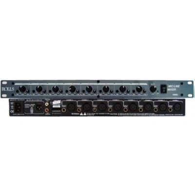 ROLLS RM82 8 Channel Single Space Rackmount Mixer - Image 1 of 4