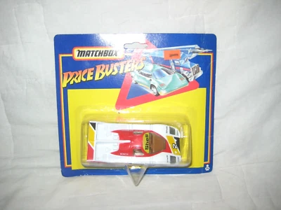 MIP Matchbox Price Busters Chaparral, White w Red/Yellow Shell 2 Emblems - Image 1 of 4