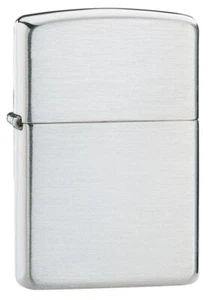 Zippo 27, Brushed Sterling Silver Armor Lighter, Velour Box, NEW - Picture 1 of 2
