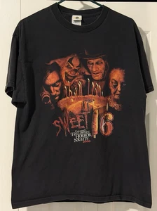Universal 2006 Halloween Horror Nächte süß 16 schwarz T-Shirt Large Jack - Bild 1 von 16